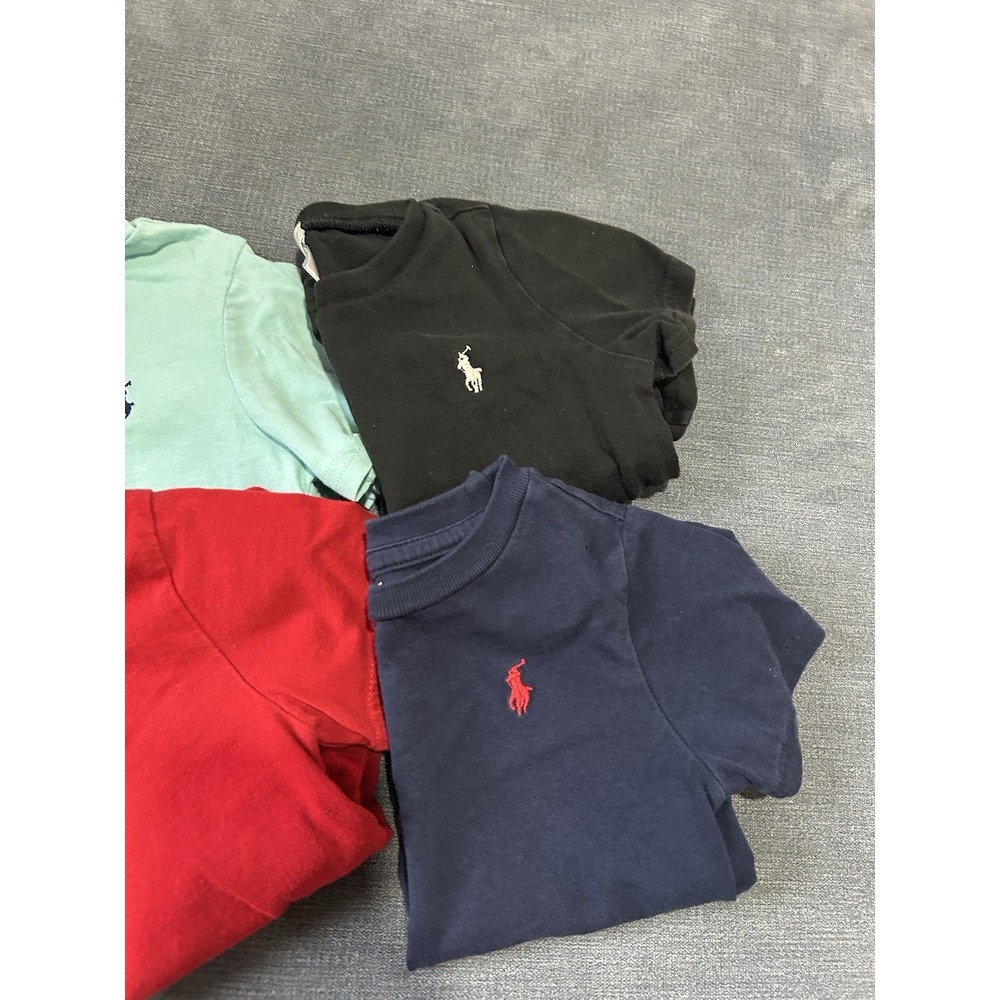 Lot‎ Of 4 Boys Polo Ralph Lauren Short Sleeve Tshirts Size 18/24 Months - Picture 3 of 7